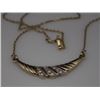 Image 2 : #20 10K GOLD DIAMOND 0.35CT NECKLACE
