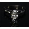 Image 2 : #28 14K GOLD DIAMOND 1.14CT AND 0.1CT RING