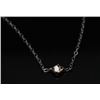 Image 2 : #34 10K GOLD DIAMOND 0.25CT NECKLACE