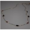 Image 2 : #35 10K GOLD TOURMALINE NECKLACE