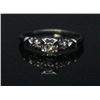 Image 2 : #46 18K GOLD DIAMOND 0.13CT RING