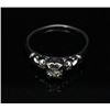 Image 3 : #46 18K GOLD DIAMOND 0.13CT RING