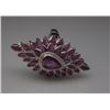 Image 1 : #50 STERLING SILVER RUBY 5.5CT RING