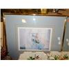 Image 1 : FRAMED WATER COLOR - VEILED FLOWERS & A COMING OF SPRING -- BRENT HEIGHTON
