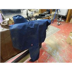 SADDLE RAIN COVER - BLUE