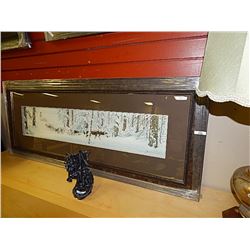 FRAMED LIMITED EDITON PRINT - A BREED APART - SCOTT KENNEDY - GALLERY ESTIMATE $1150