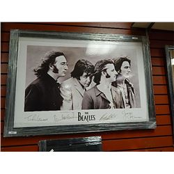 FRAMED PRINT - BEATLES "SIGNATURES"