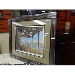 FRAMED LIMITED EDITON PRINT - MEMORY OF A SUMMER DAY - JAMES LUMBERS - GALLERY ESTIMATE $650