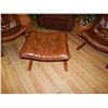 Image 1 : LEATHER IKEA STYLE STOOL