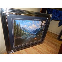 FRAMED LIMITED EDITON PRINT - EVENING REFLECTION - DALE GEHRMAN - GALLERY ESTIMATE $900