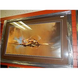 FRAMED PRINT - SPIT FIRE - BARRIE CLARK