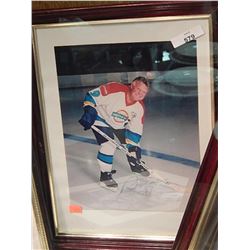 FRAMED HOCKEY PICTURE