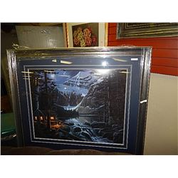 FRAMED LIMITED EDITON PRINT - STARLIGHT WILDERNESS - FRED BUCKWITZ - GALLERY ESTIMATE $1150