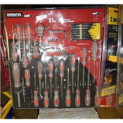 SCREWDRIVER SET - NEW - 51PC SET - S003410