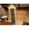 Image 1 : TALL WOOD DISPLAY HOUSE BOX