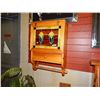 Image 1 : PINE LEADED GLASS WALL CABINET