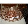 Image 1 : DEPRESSION GLASS - ROSE GLASS - DISH