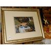 Image 1 : VINTAGE STYLE FRAMED PCITURE - GARDEN