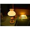 Image 1 : MILK GLASS LAMP - ELECTRIC