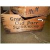 Image 1 : VINTAGE WOOD CRATE - GRAND OLD PARR SCOTCH WHISKEY