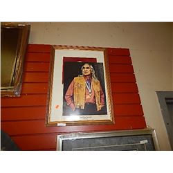 FRAMED PRINT - CHIEF DAN GEORGE