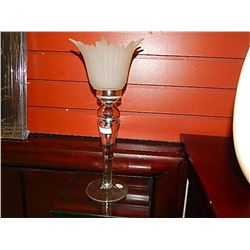 GLASS CANDLE HOLDERS - 2