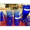 Image 1 : DEPRESSION GLASS - COBALT BLUE - GLASSES - 4