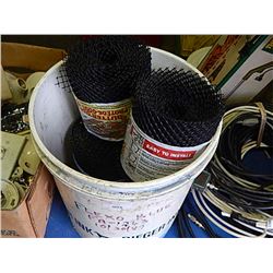 BUCKET OF GUTTER GUARD