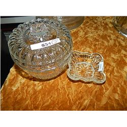 CANDY DISH AND ASHTRAY