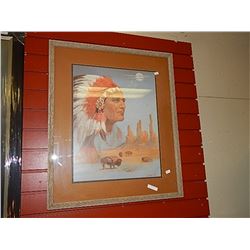 FRAMED NATIVE PRINT