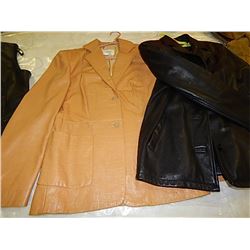 JACKET - TAN LEATHER - LADIES