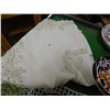 Image 1 : EMBROIDERED TABLE CLOTH - SQUARE - CARD TABLE SIZE