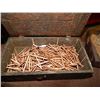 Image 3 : VINTAGE WOOD BOX - "KALES WASHERS" WITH COPPER NAILS