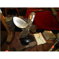 VINTAGE FAN - METAL BLADE - as-is