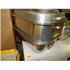 Image 1 : ALUMINUM ROASTING PAN WITH LID - AND STEAMER TRAY - VENTS ON SIDE ADJUSTABLE