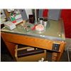 Image 1 : SOLID WOOD DESK - LIGHTS FROM UNDERNEITH - GREAT FOR TRACING OR FEATURING ITEMS IN STORE