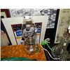 Image 1 : VINTAGE GLASS LANTERN WITH FLUTE