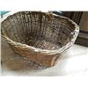 Image 1 : VINTAGE WICKER BASKET - HANDLE NO LONGER THERE