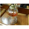 Image 1 : VINTAGE GLASS OIL LAMP BASE - NO FLUTE