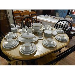 LARGE LOT OF GOLD TRIM DISHWARE