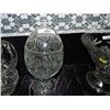 Image 1 : CRYSTAL EGG SHAPED DISH WITH LID
