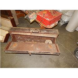 VINTAGE WOOD CARPENTRY BOX