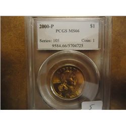 2000-P SACAGAWEA DOLLAR PCGS MS66