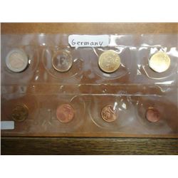 2002 GERMANY EURO SET (UNC) 8 COINS