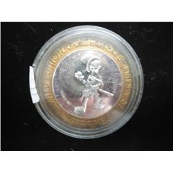 CASINO $10 SILVER TOKEN (UNC) 1997 ST. CROIX