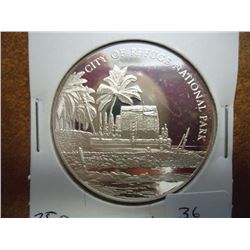 25 GRAM SILVER PROOF ROUND CITY OF REFUGE