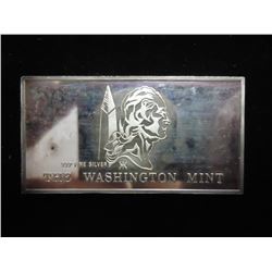 20 GRAM .999 FINE SILVER WASHINGTON MINT INGOT