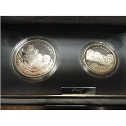 1991-S MT. RUSHMORE 2 COIN PF SET