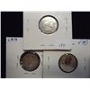 Image 1 : 1918,19 & 20 CANADA SILVER 10 CENTS