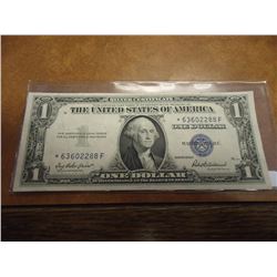 1935-F $1 SILVER CERTIFICATE STAR NOTE